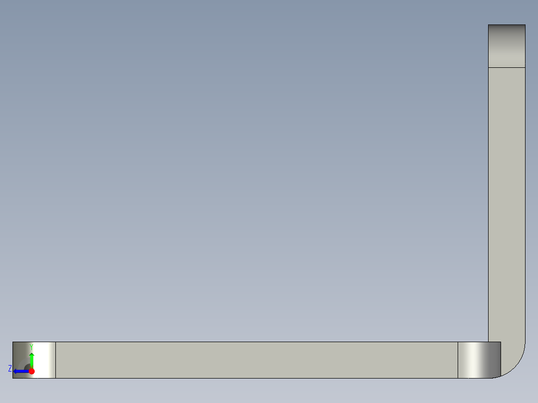基恩士BL-500bracket_kc图纸模型右视图