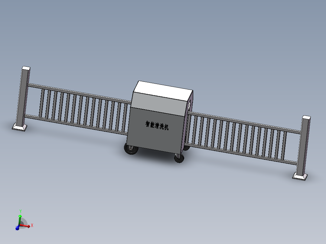 围栏清洗机打包