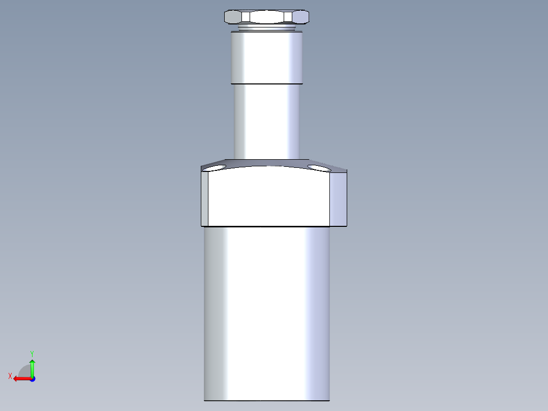 KOSMEKLHA1050-SR-Q45多系列多零件图纸模型后视图