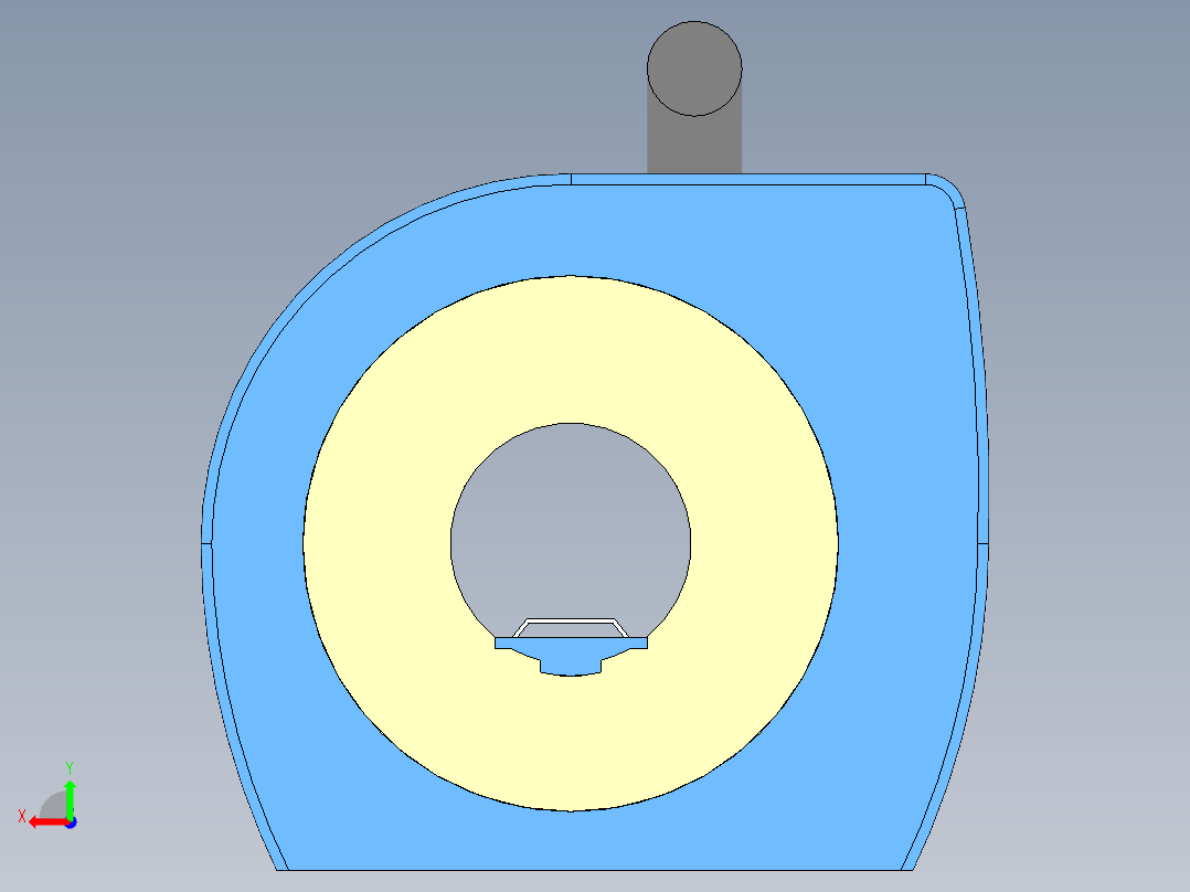 磁共振扫描仪后视图