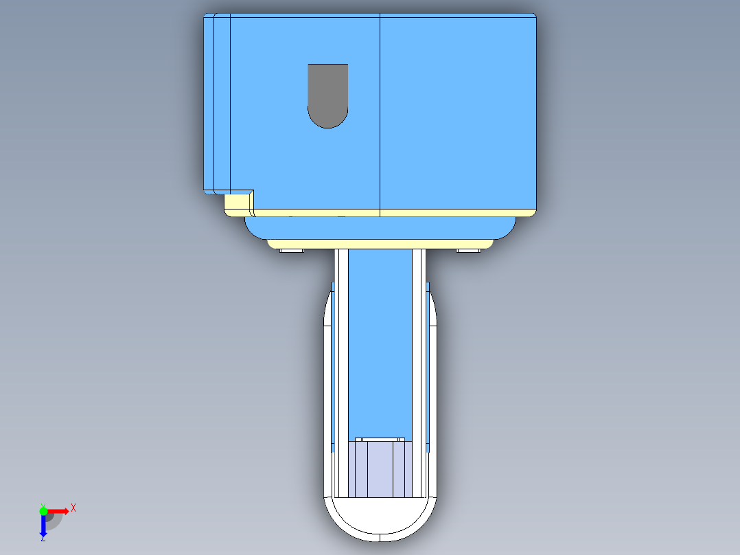 磁共振扫描仪俯视图