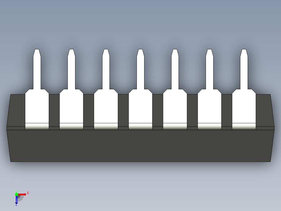 集成电路封装-MS-001AA俯视图