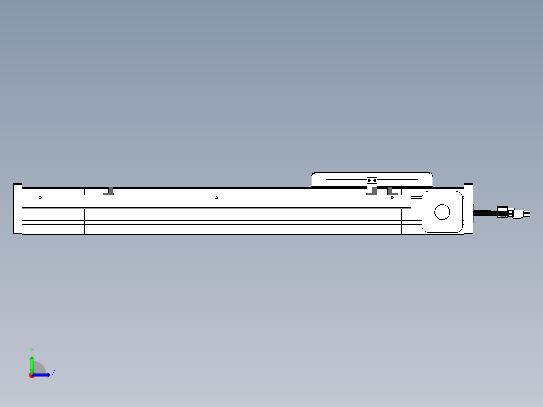 威洛博LB.GB同步带传动--欧规系列LB6A-L130-S350-BL左视图