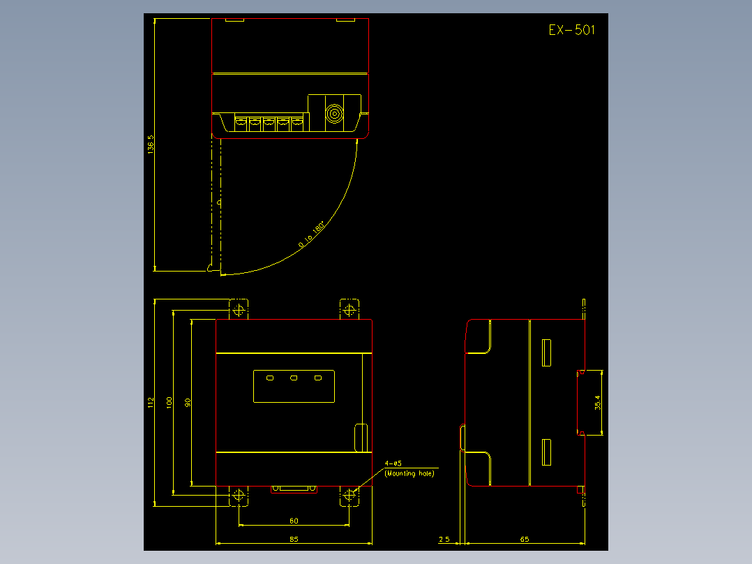 基恩士ex_500_cad_kc图纸模型