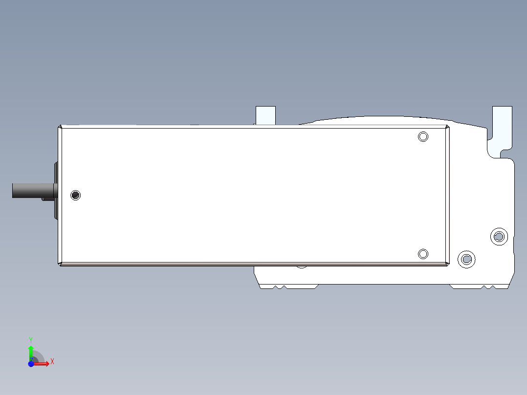 MTH丝杆半封闭模组MT120BS-BR-200W前视图