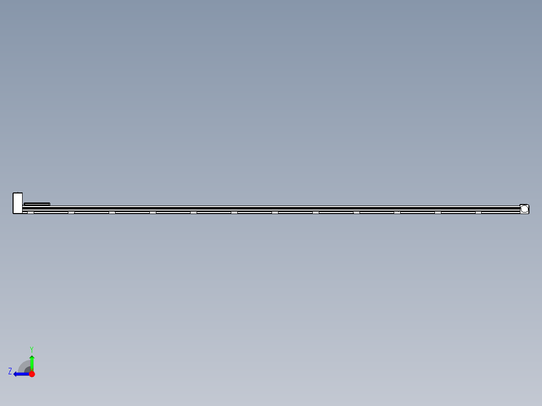 同步带滑台-欧规B8-L88-S4600-L-ZP75-D3-N10右视图