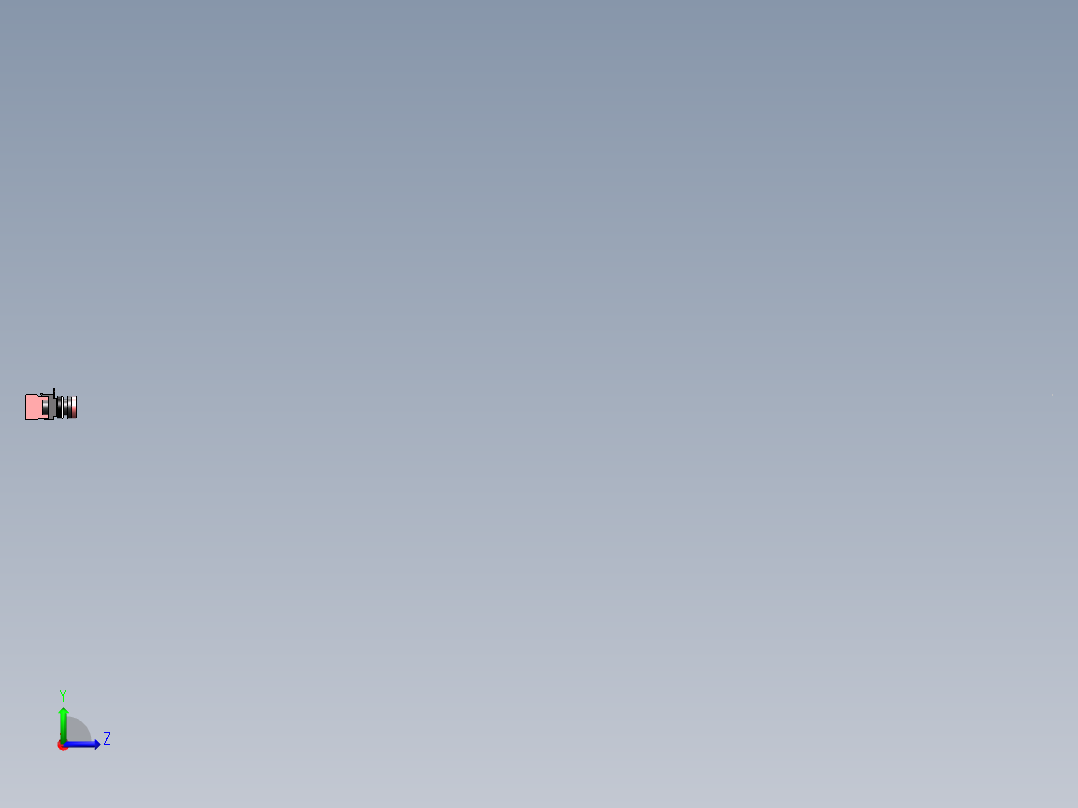 自锁按钮（带灯）YW1L-AF2E10Q4R（24V红）左视图