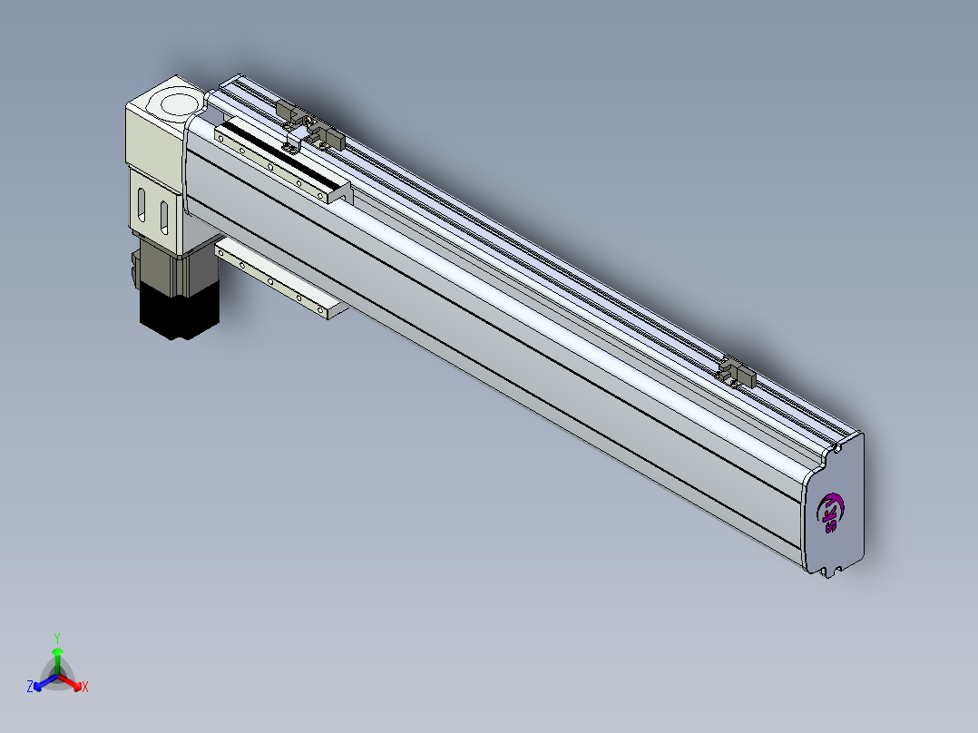 同步带滑台-半封闭B13-L90-S500-L-P40-D3