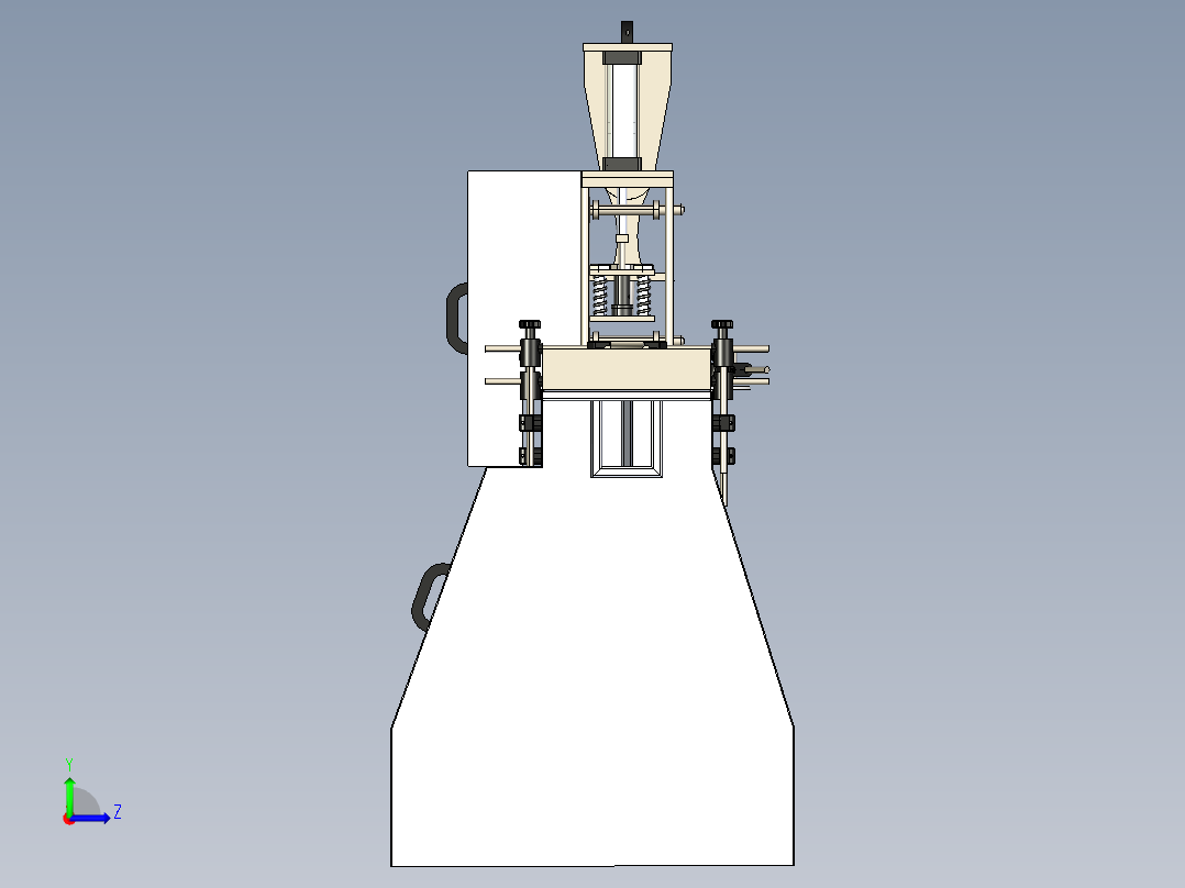 奶瓶灌装线step左视图
