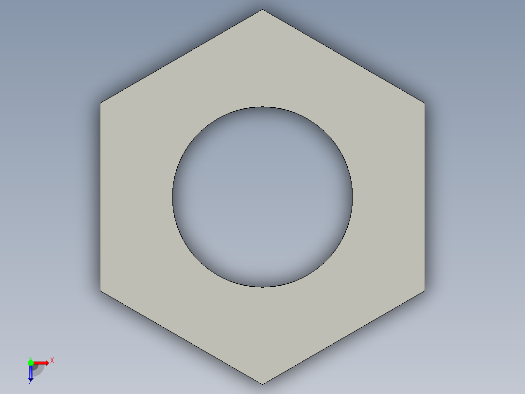 基恩士FU-13nut_kc图纸模型俯视图