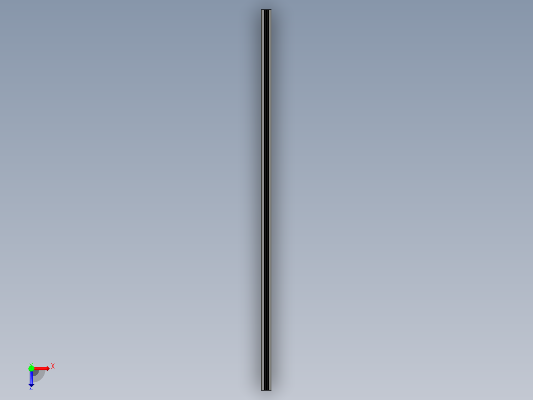 取手(鋁合金)(A)AL-3D多系列多零件图纸模型俯视图