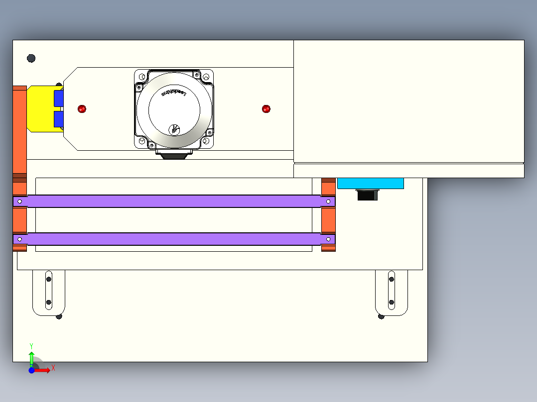 已生产自动焊锡机前视图