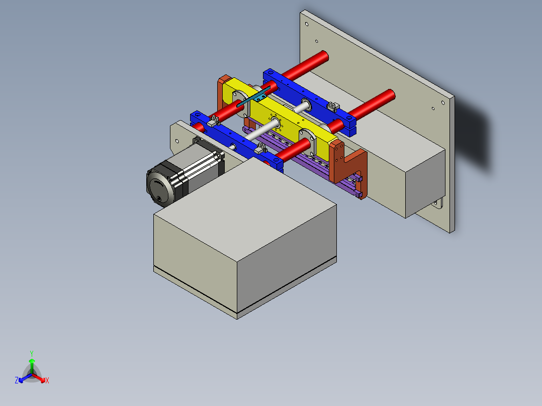 已生产自动焊锡机正等轴测图