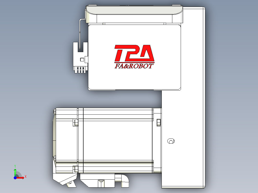 同步带全封闭直线模组TPA-HCB-85D-90-L600-LP-C-P20-N3前视图