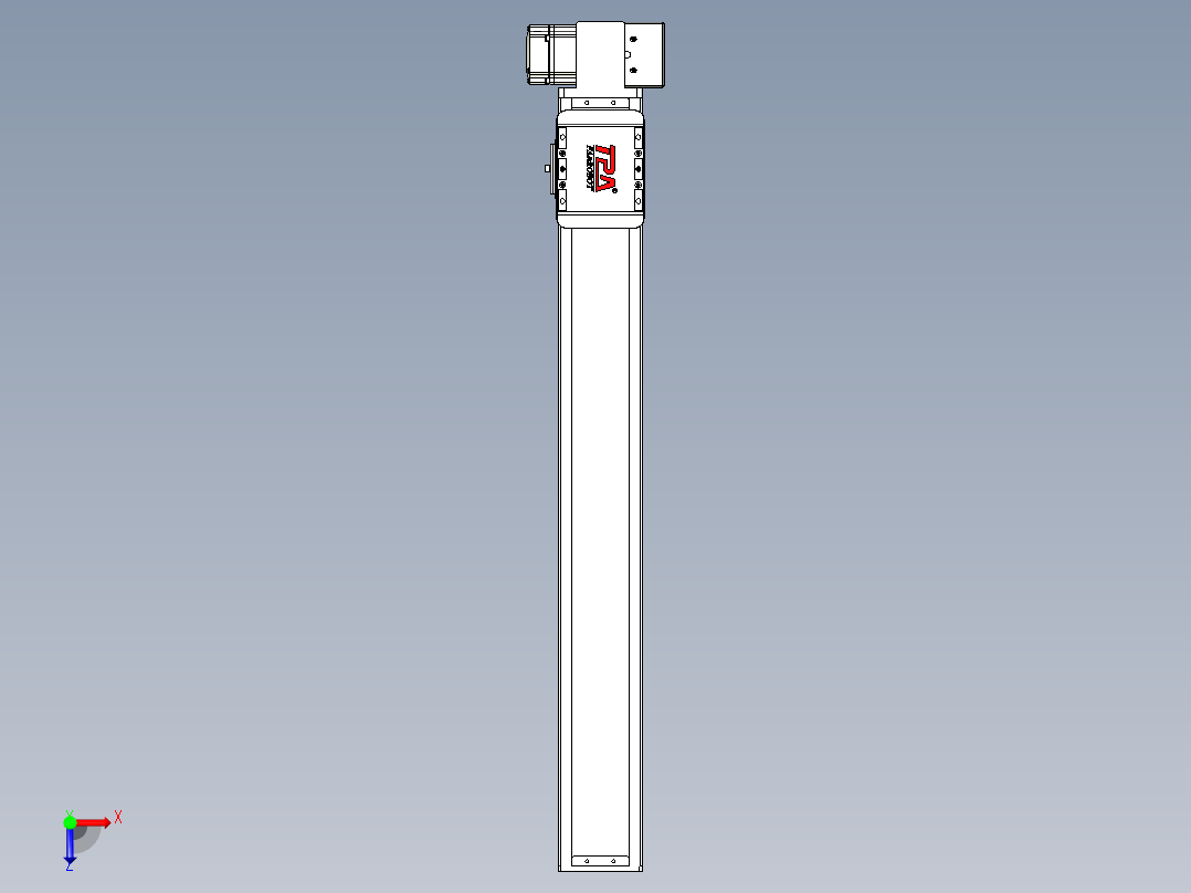 同步带全封闭直线模组TPA-HCB-85D-90-L600-LP-C-P20-N3俯视图