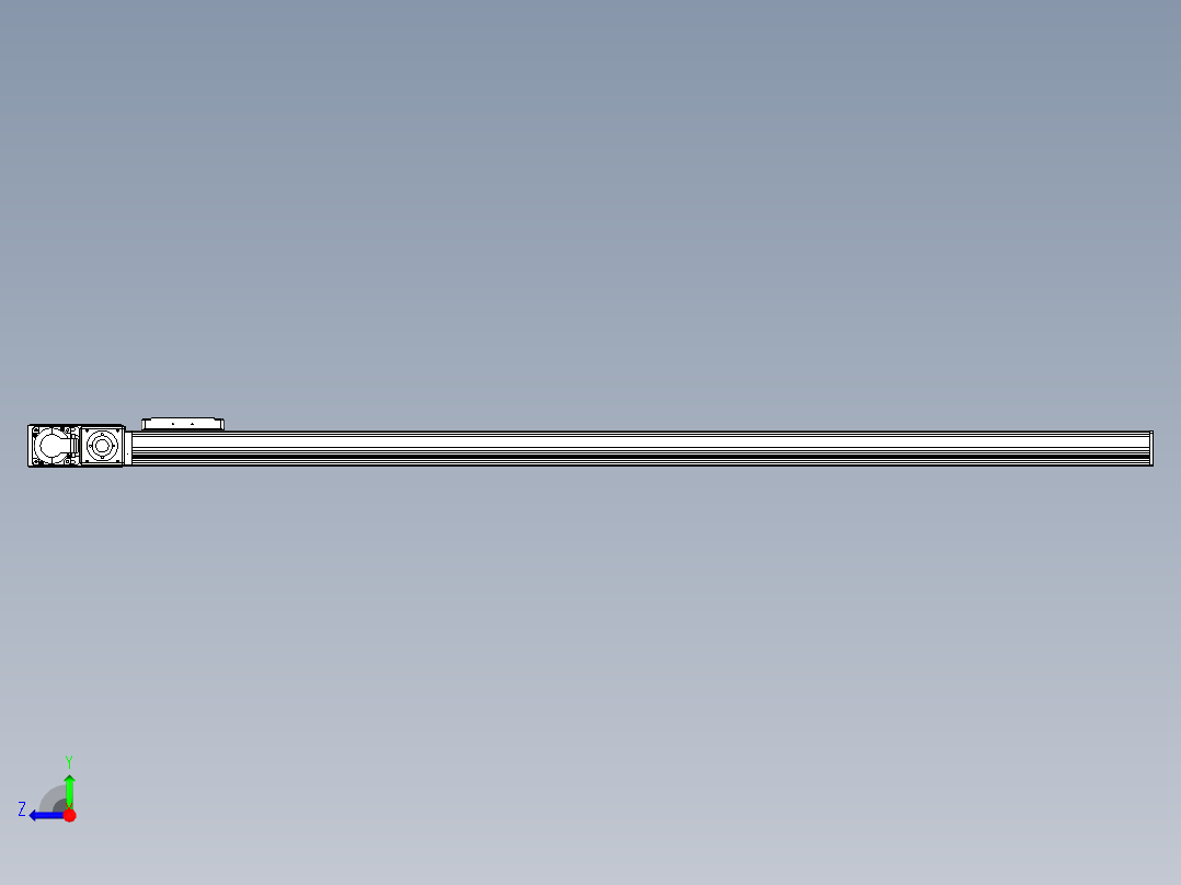 同步带全封闭直线模组TPA-HCB-105D-90-L1400-ML-C-P20-N3右视图