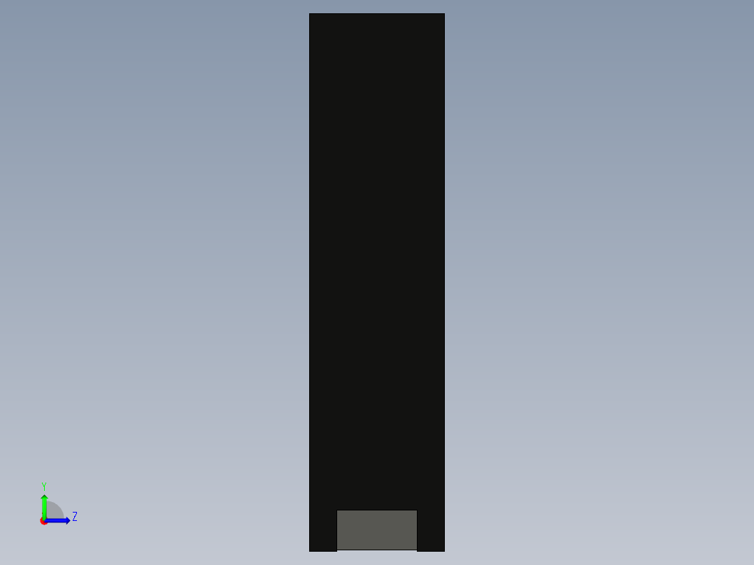 矩阵光纤_漫反射型FR-S12左视图