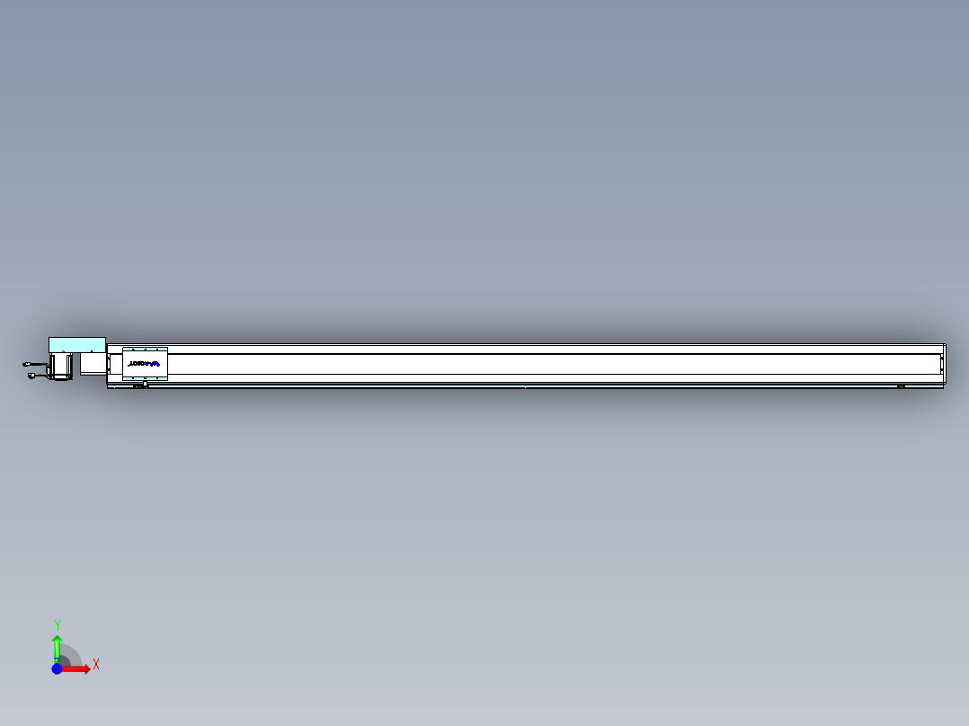 威洛博VBC同步带传动一无尘环境VBC14-L45-S2650-BR-ZP75-C3前视图