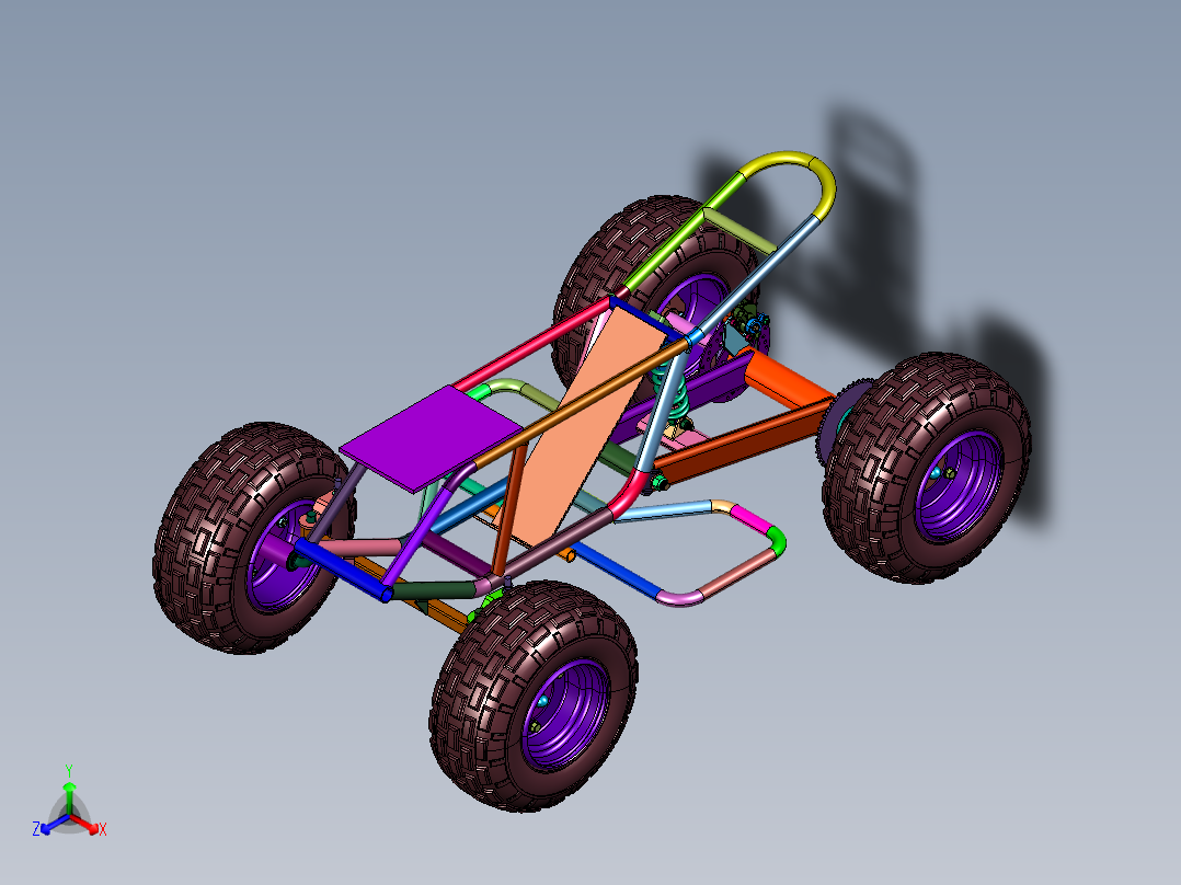 儿童版全地形四轮玩具车
