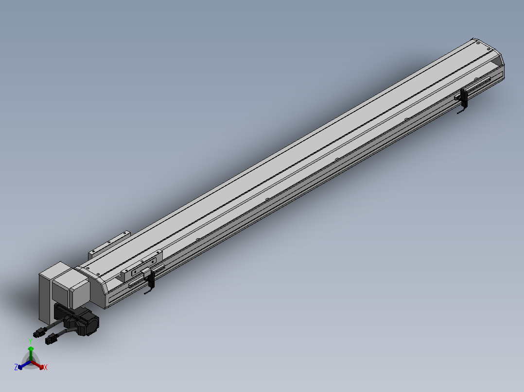 精密模组MT100-L78-900-LD-M10-C4正等轴测图