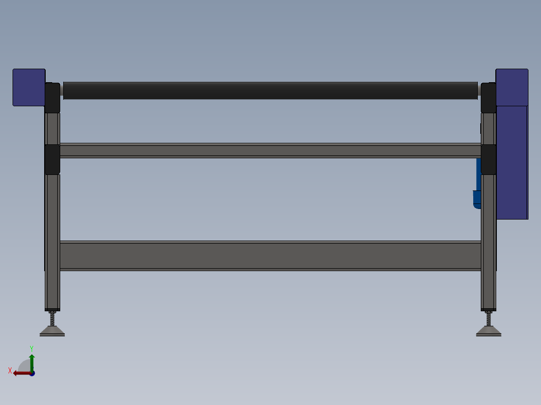 非标自动化钣金打磨机、钣金研磨机后视图