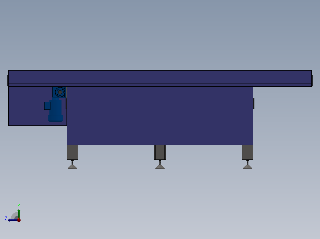 非标自动化钣金打磨机、钣金研磨机右视图