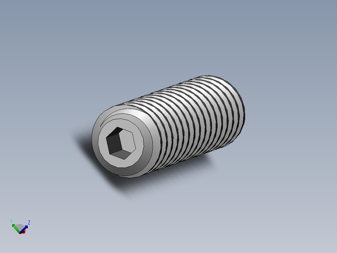 DIN 913-ISO 4026 固定螺钉-M1.8 L=6.SLDPRT