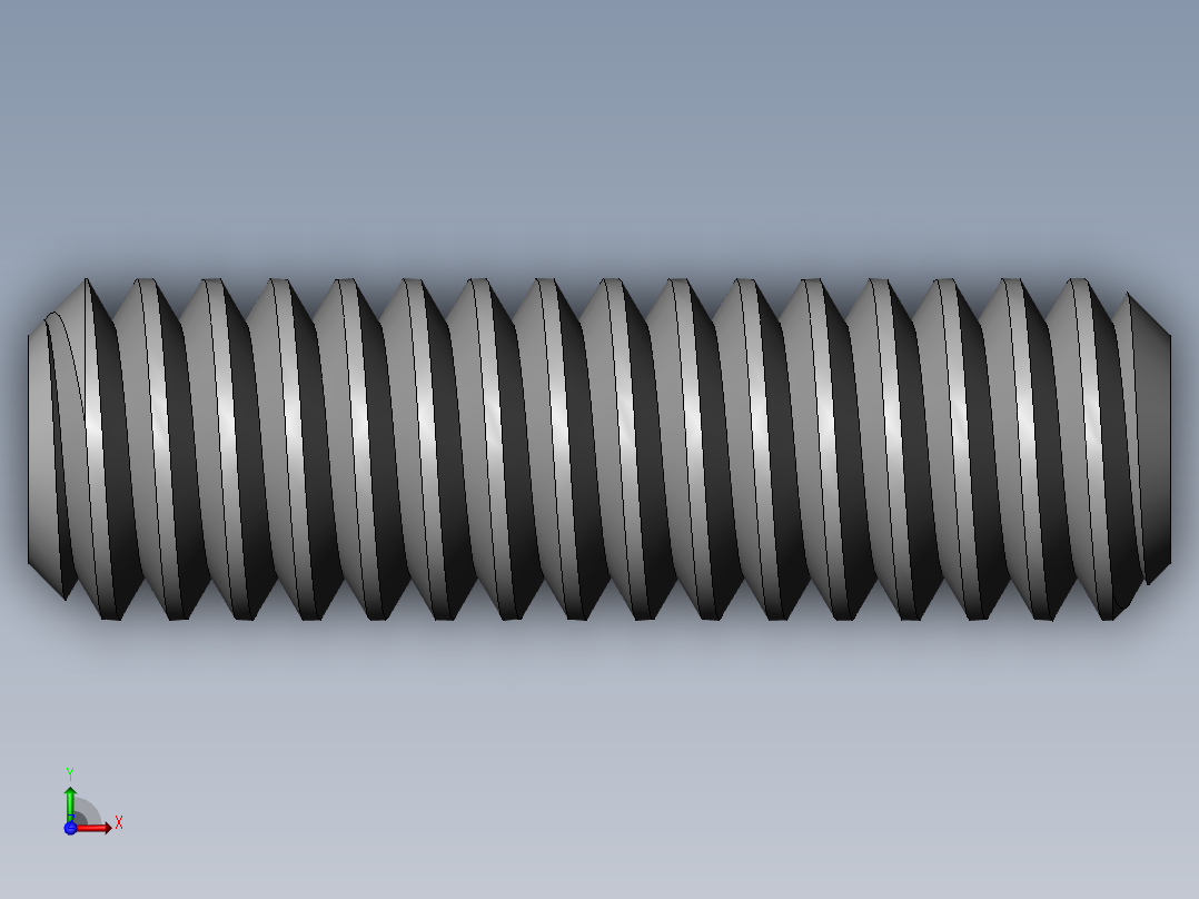 DIN 913-ISO 4026 固定螺钉-M1.8 L=6.SLDPRT前视图