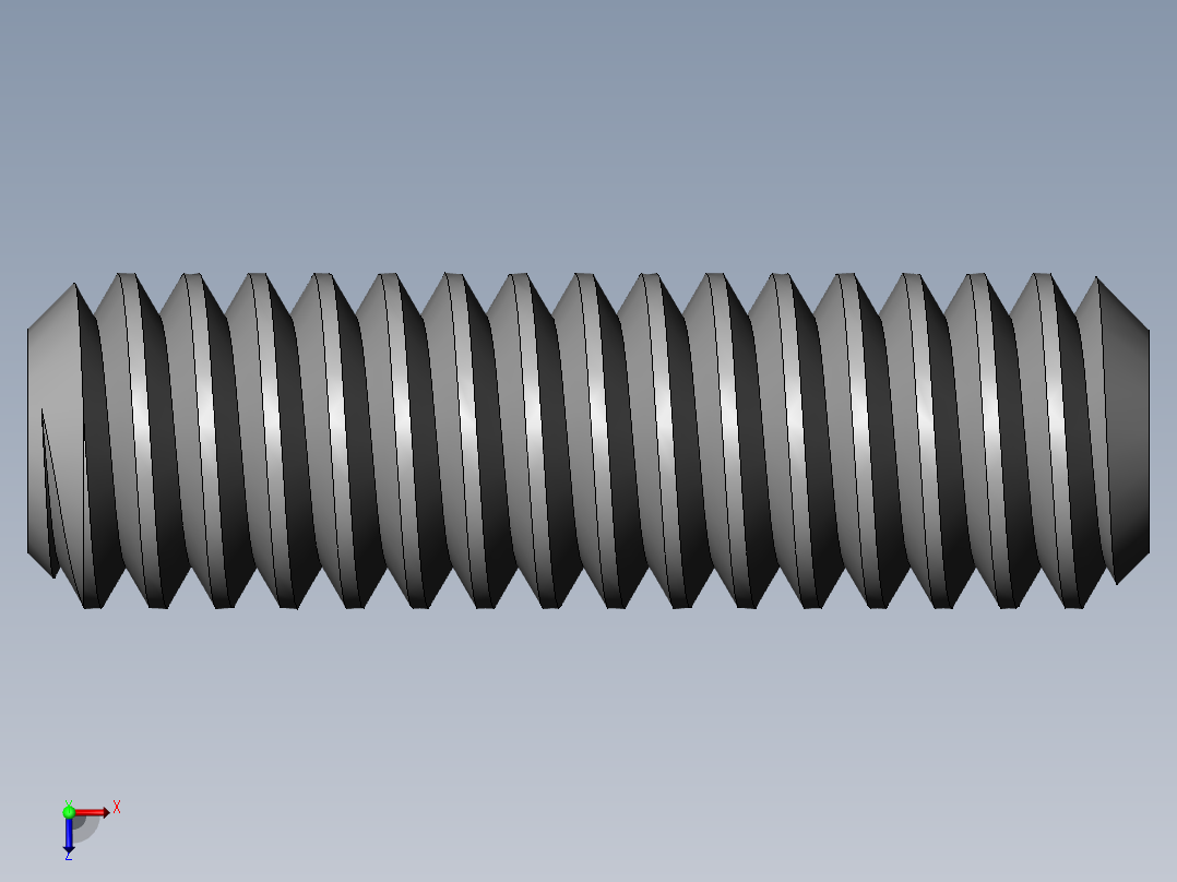 DIN 913-ISO 4026 固定螺钉-M1.8 L=6.SLDPRT俯视图