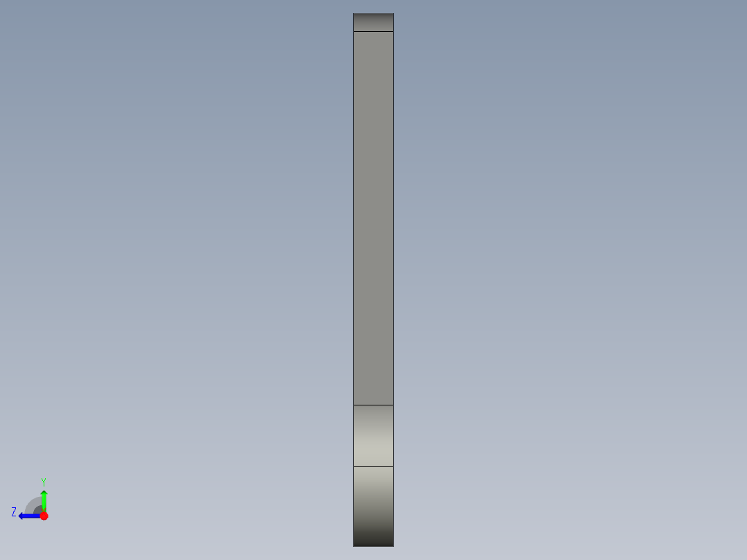基恩士LV-H100bracket2_kc图纸模型右视图
