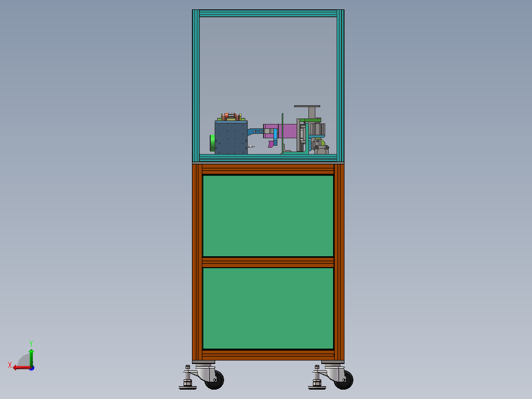 电机转子送料机sw18可编辑后视图