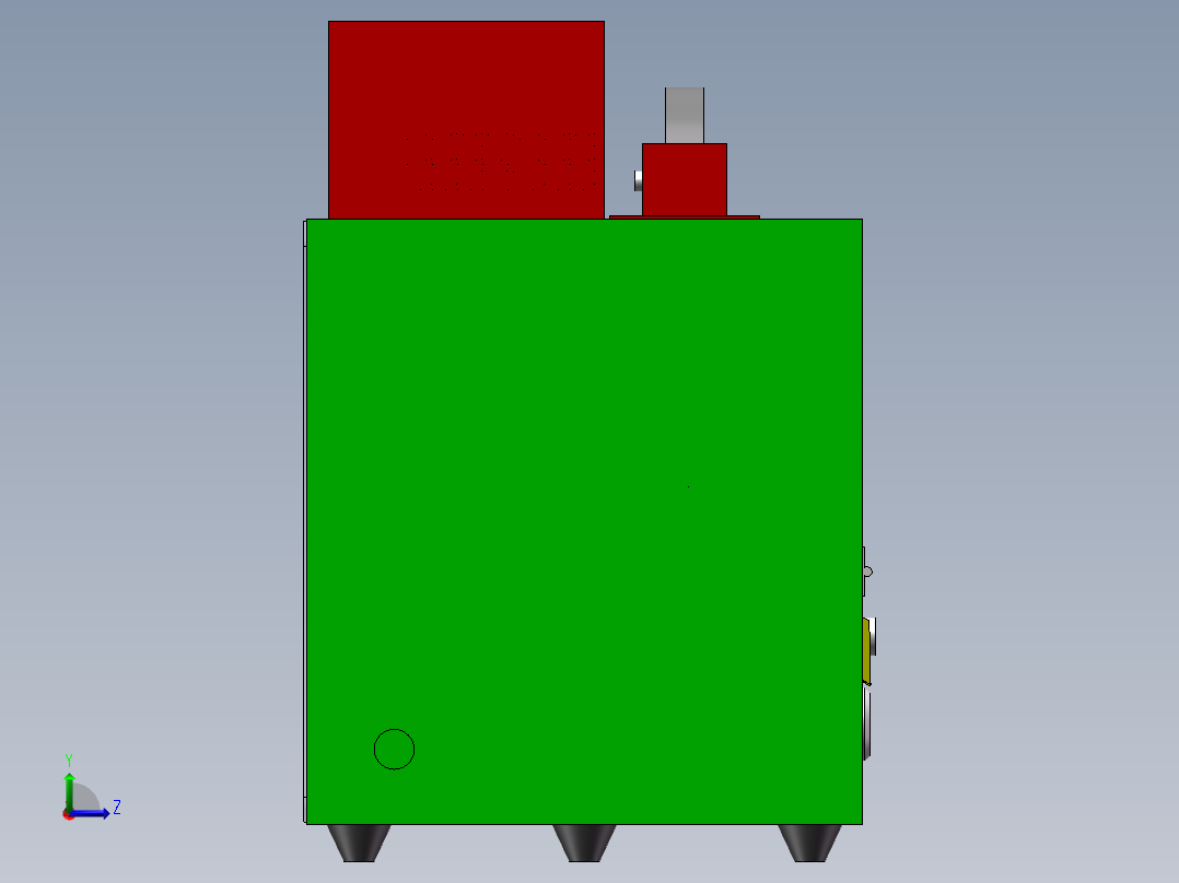 自动套筷子机sw18可编辑左视图