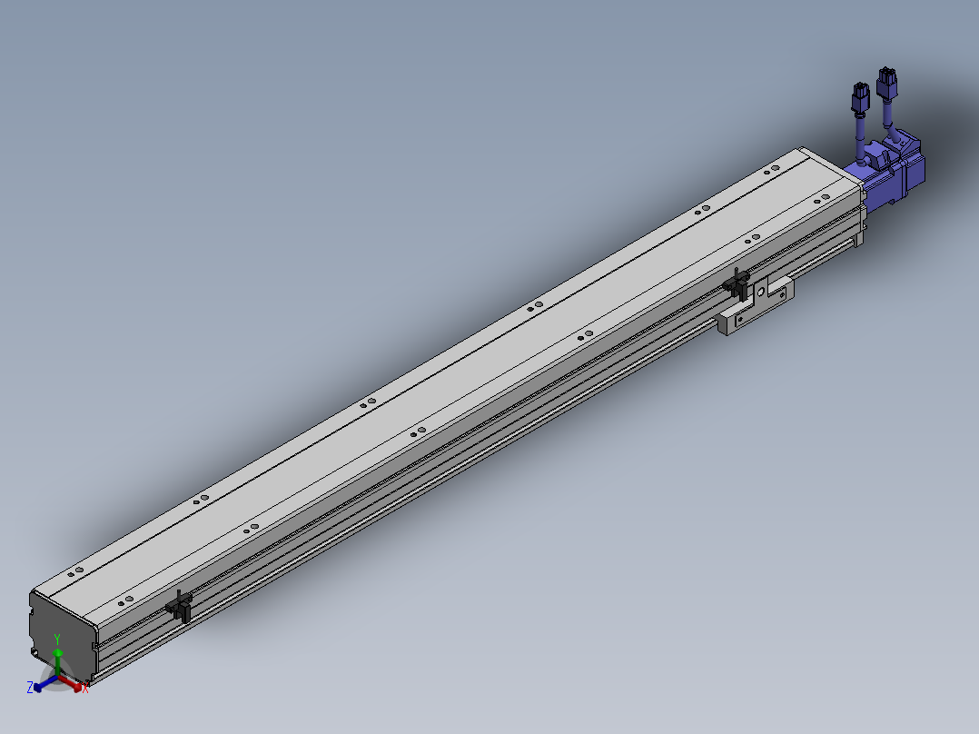 精密模组MY80S-T10-700L-P10B-BC-C4正等轴测图