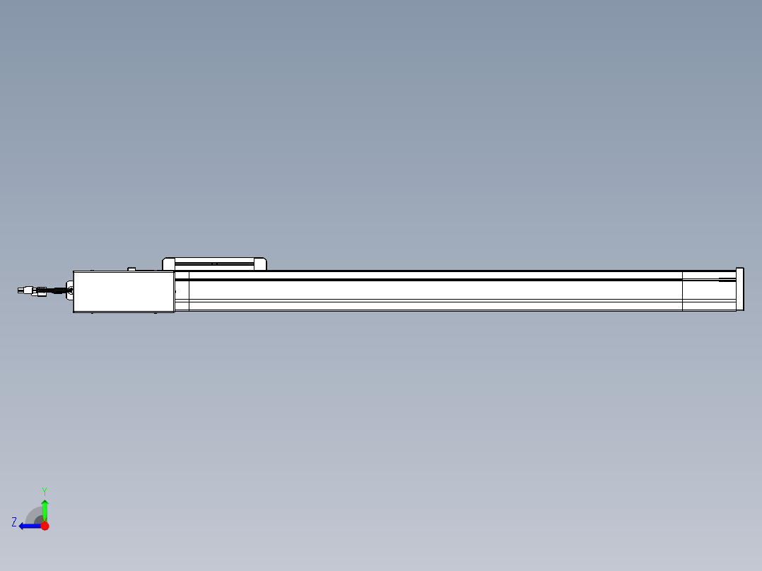 威洛博LB.GB同步带传动--欧规系列LB6A-L65-S700-BL右视图