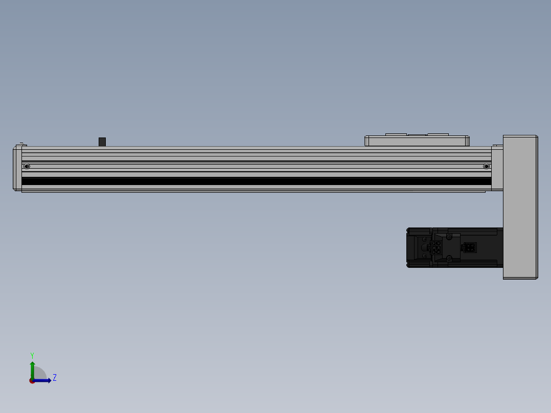 精密模组MY60-T10-300L-BM-P10-C4-C左视图