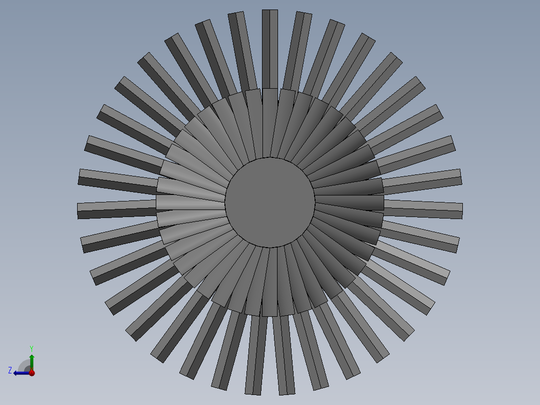 燃气轮机248---模型格式为 sw右视图