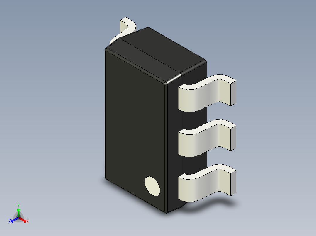 元器件<span style='color: red'>3D</span>封装SOT23-6163