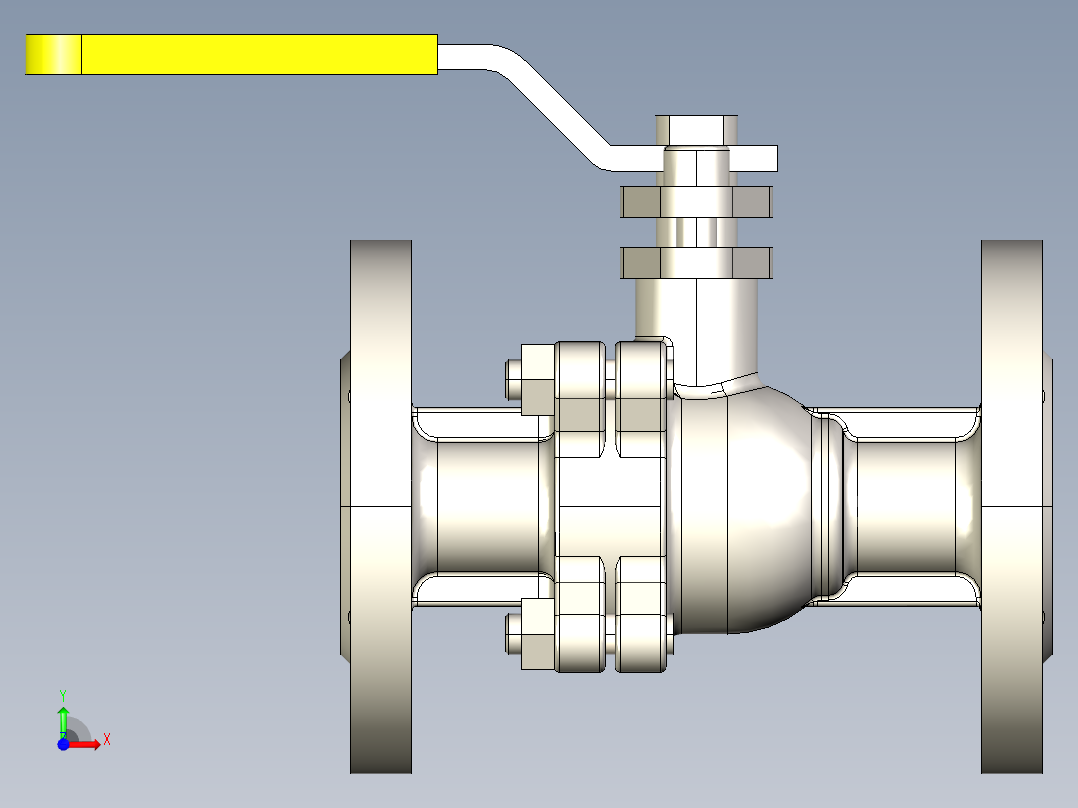 阀门模型-DN20____前视图