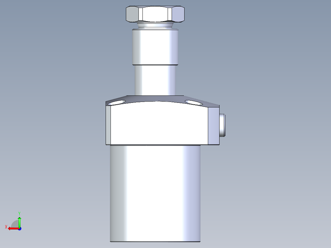 KOSMEKLHA0550-CR-Y60多系列多零件图纸模型后视图