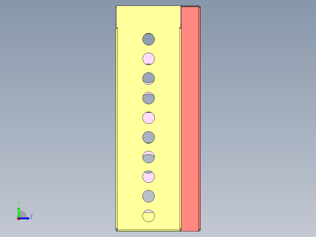 电器柜 电控柜 (32) 机械设计素材左视图