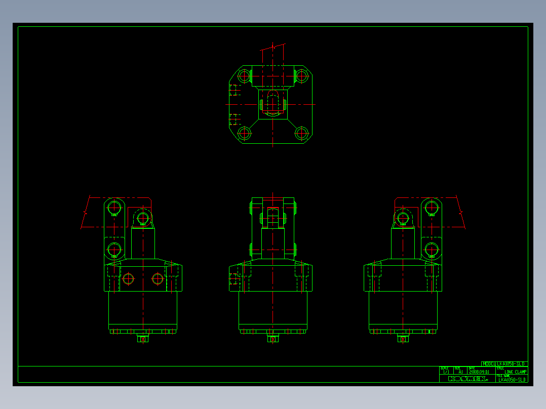 KOSMEKLKA1050-SLD多系列多零件图纸模型