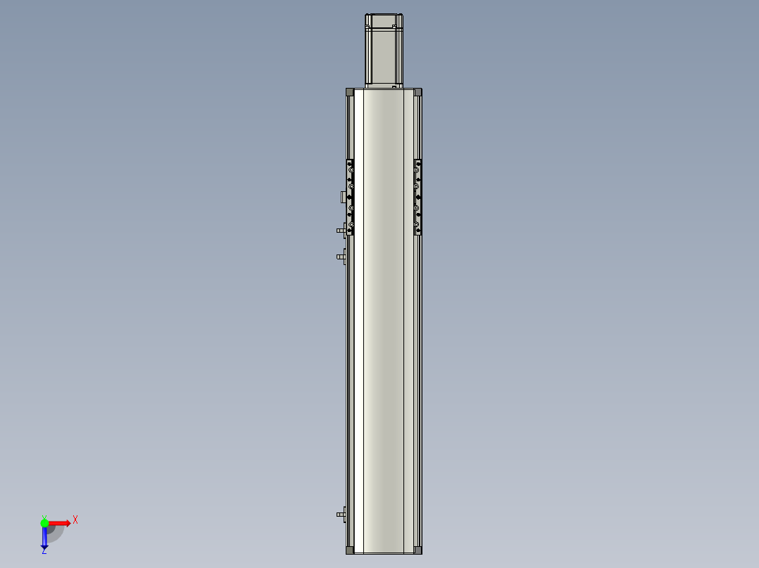 东锦丝杆传动-直线滑台模组DH120-C-450-BC-P400W-C3俯视图