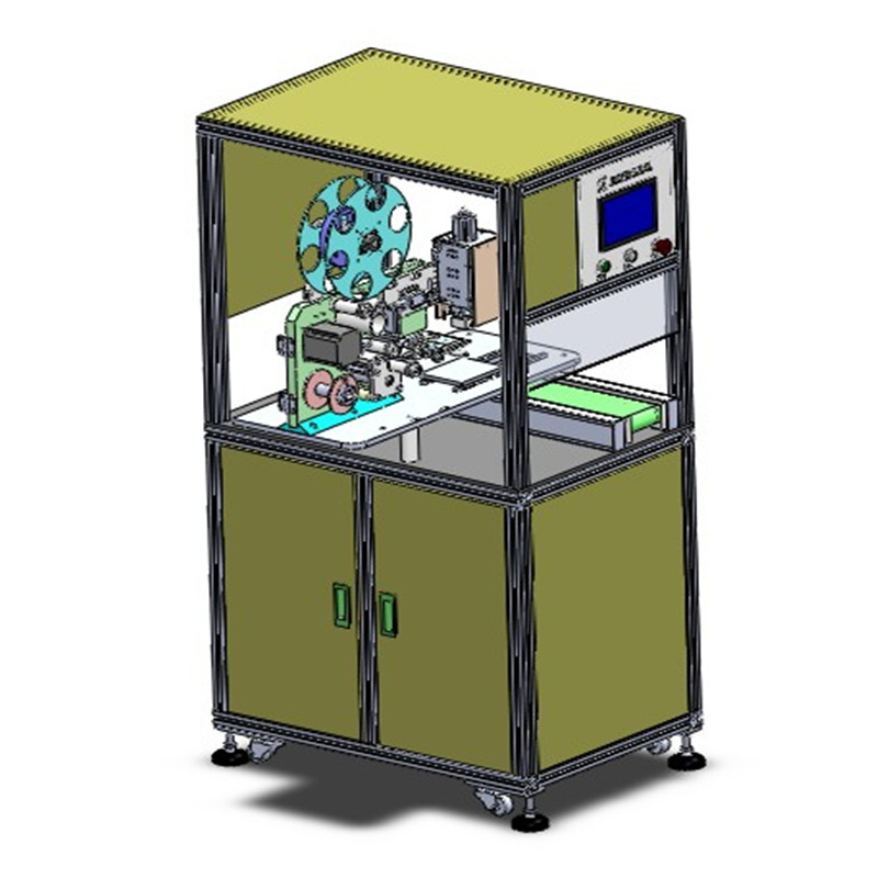电池盖贴膜机3D图纸H305 k179 非标自动化设备3D图纸3D模型