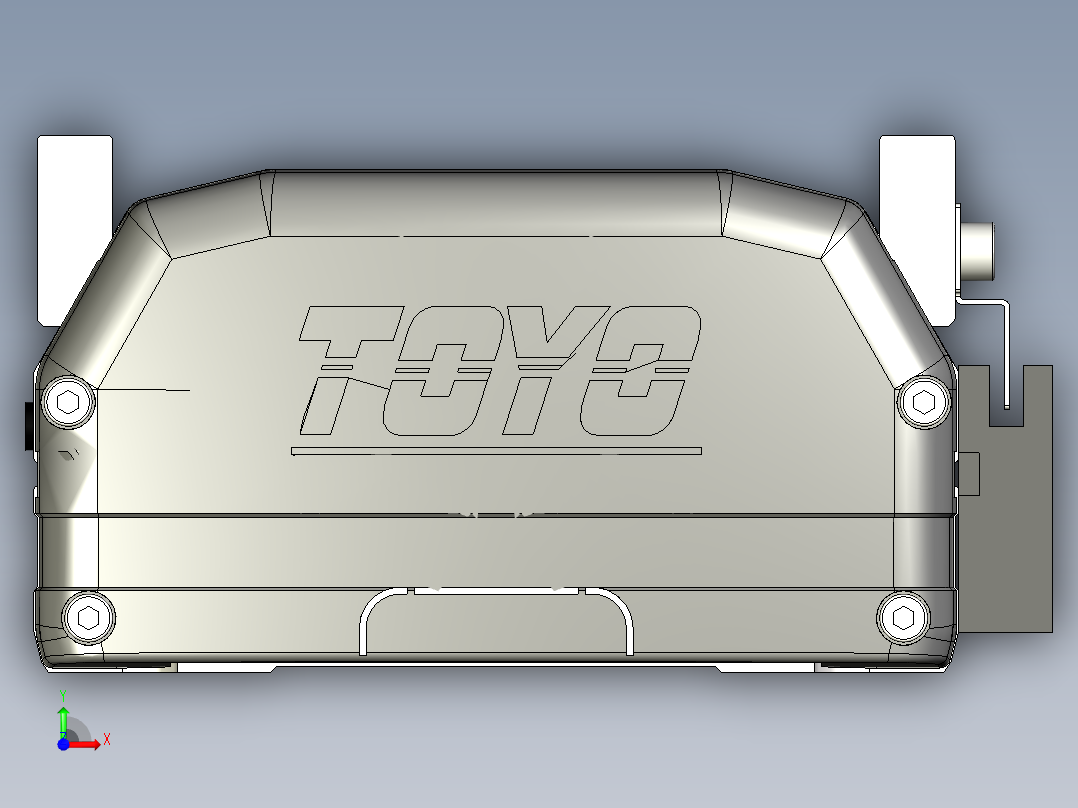Toyo东佑达直线模组-ETH13-300-BC-M20-C4反前视图