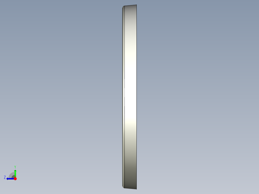 華司10.(A)-3D多系列多零件图纸模型右视图