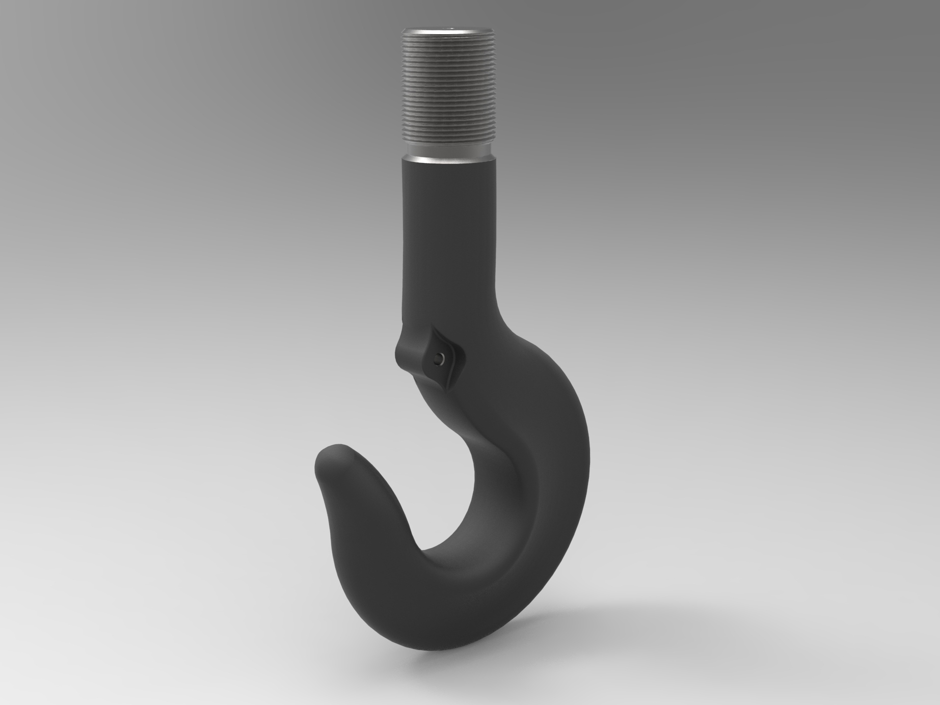 25T起重机吊钩吊具数模3D图纸 STEP格式