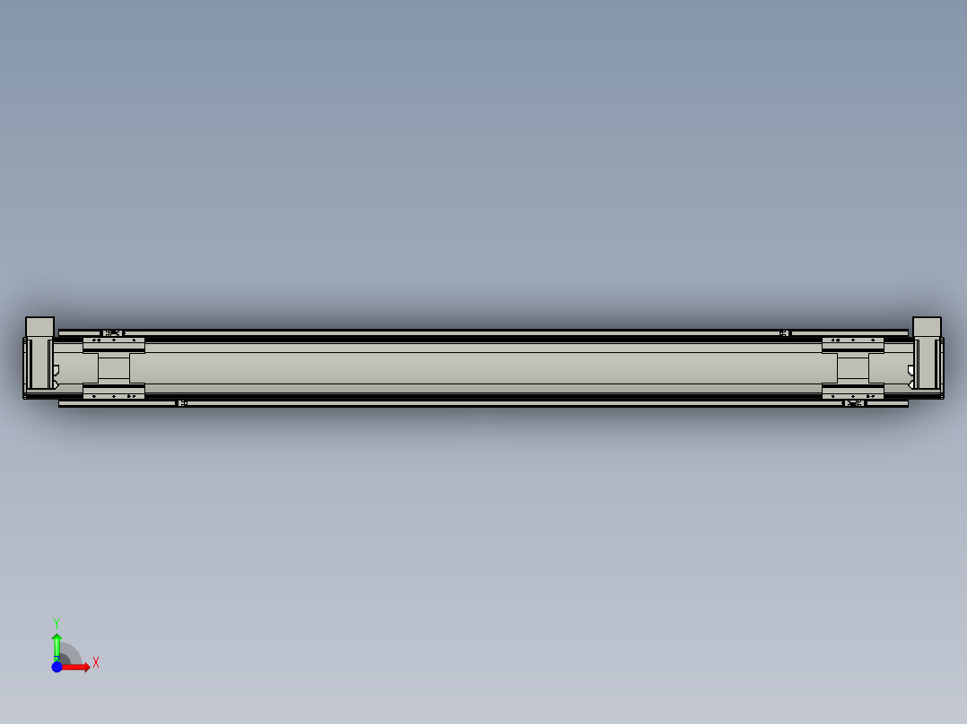 威洛博双电机滑台-VBF14S2-L50-S1500-BU-P40-C6前视图