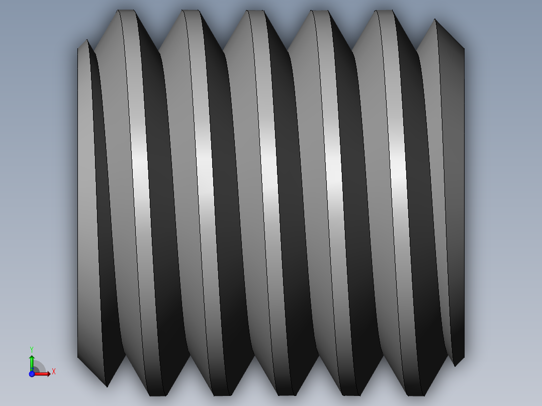 DIN 913-ISO 4026 固定螺钉-M6 L=6.SLDPRT前视图