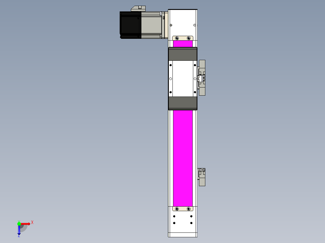 同步带滑台-欧规BC6-L120-S200-L-P40-D3俯视图