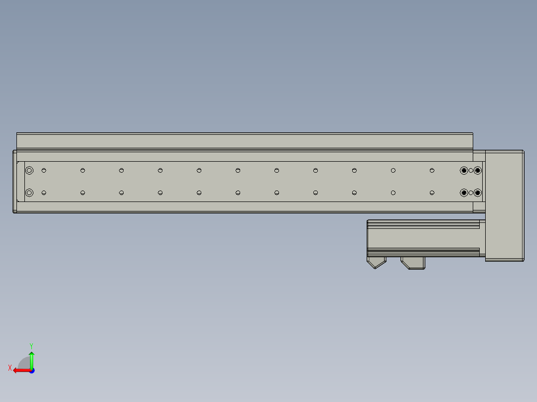 VF丝杆传动-一般环境VT6-S320-BL后视图